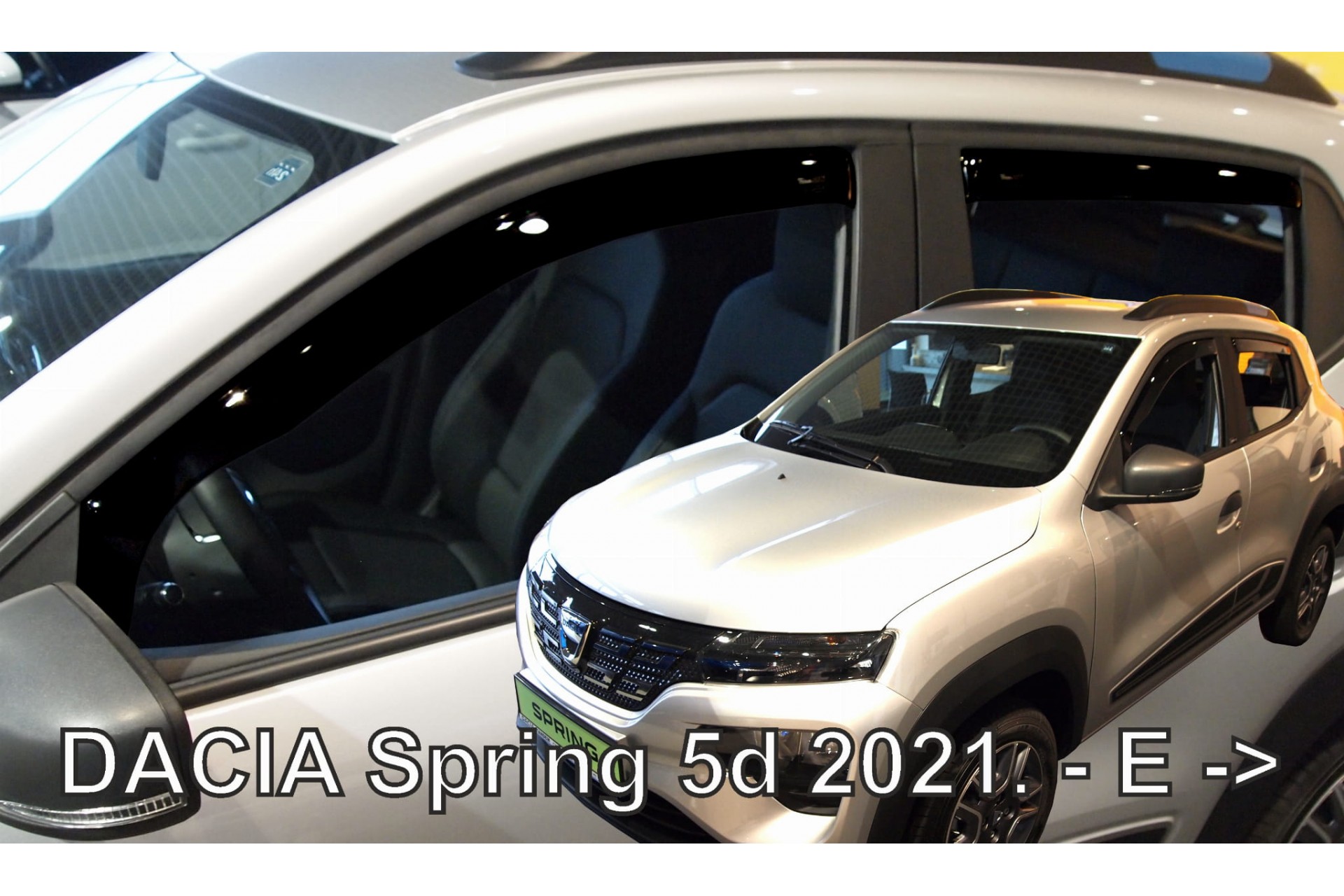 ΑΝΕΜΟΘΡΑΥΣΤΕΣ ΓΙΑ DACIA SPRING ELECTRIC 5D 2021+  ΣΕΤ ΑΥΤΟΚΙΝΗΤΟΥ ΑΠΟ ΕΥΚΑΜΠΤΟ ΦΙΜΕ ΠΛΑΣΤΙΚΟ HEKO - 4 ΤΕΜ.