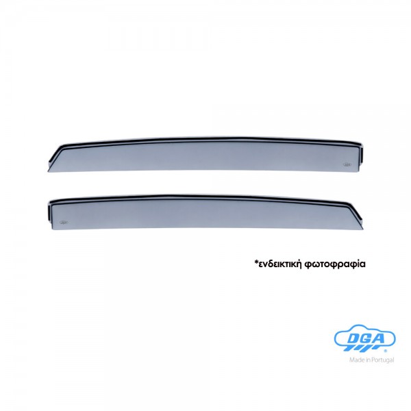 ΖΕΥΓΑΡΙ ΠΙΣΩ ΑΝΕΜΟΘΡΑΥΣΤΕΣ ΓΙΑ HONDA JAZZ 5D 2014-2020 ΑΠΟ ΕΥΚΑΜΠΤΟ ΧΥΤΟ ΑΚΡΥΛΙΚΟ ΓΥΑΛΙ (CAST ACRYLIC GLASS) DGA - 2 ΤΕΜ.