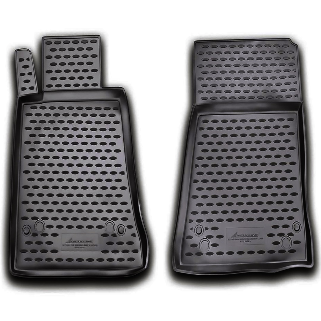 ΜΑΡΚΕ ΠΑΤΑΚΙΑ ΣΕ ΣΚΑΦΗ TPE ΛΑΣΤΙΧΟ ΓΙΑ MERCEDES SLK R171 04/04-01/11  (ΑΝΘΡΑΚΙ/ΣΚΟΥΡΟ ΓΚΡΙ)