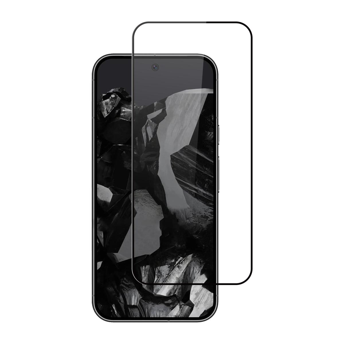 TechWave 5D Full Glue Tempered Glass for Google Pixel 9 Pro XL 5G black