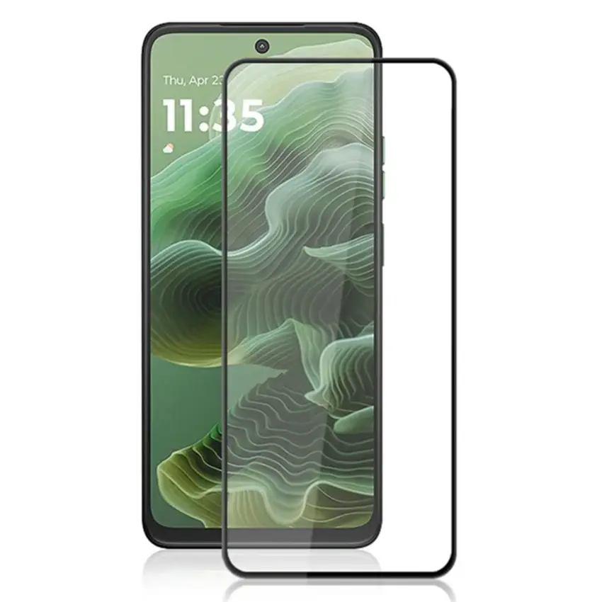 TechWave 5D Full Glue Tempered Glass for Motorola Moto G35 black