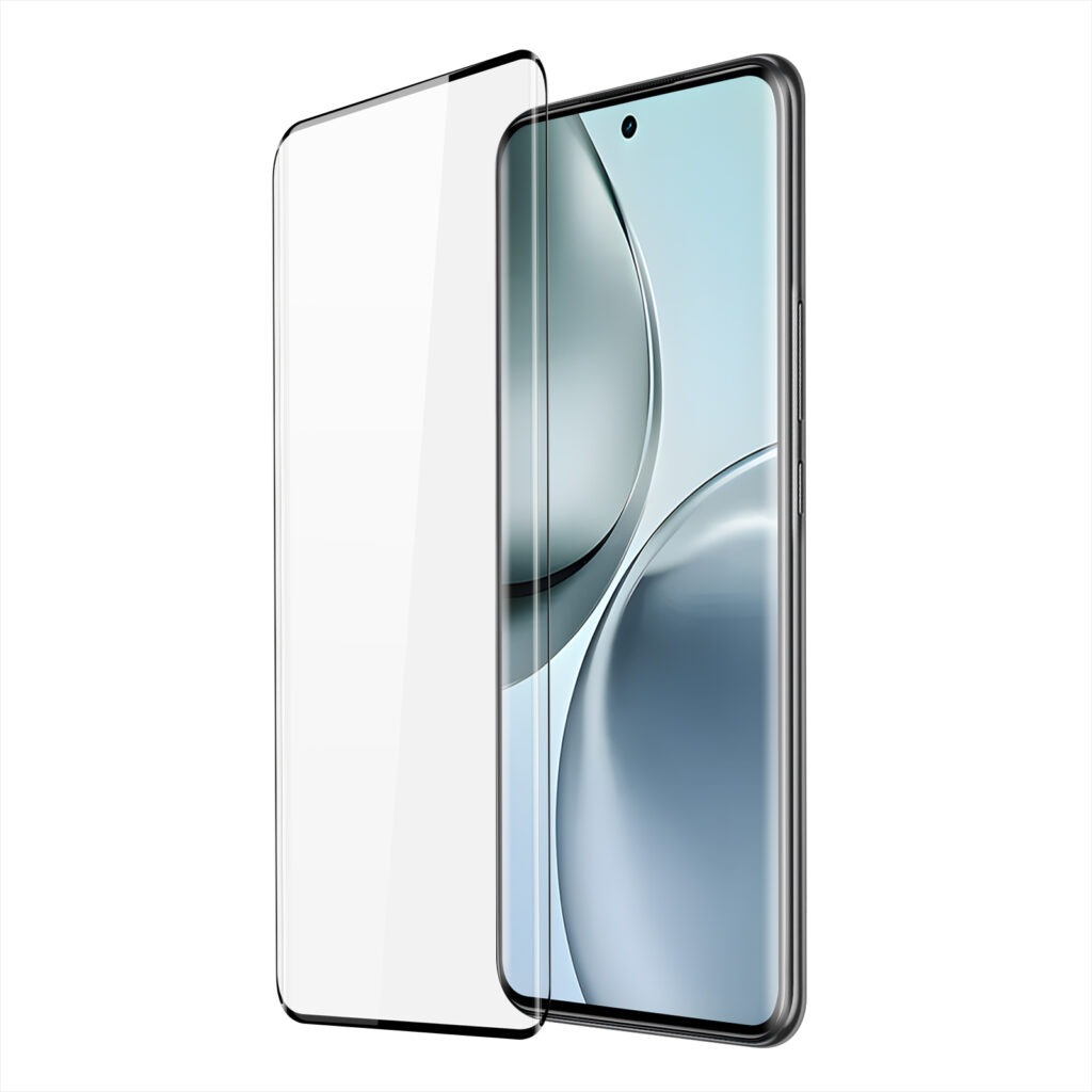 TechWave 5D Full Glue Tempered Glass for Realme 14 Pro+ 5G black