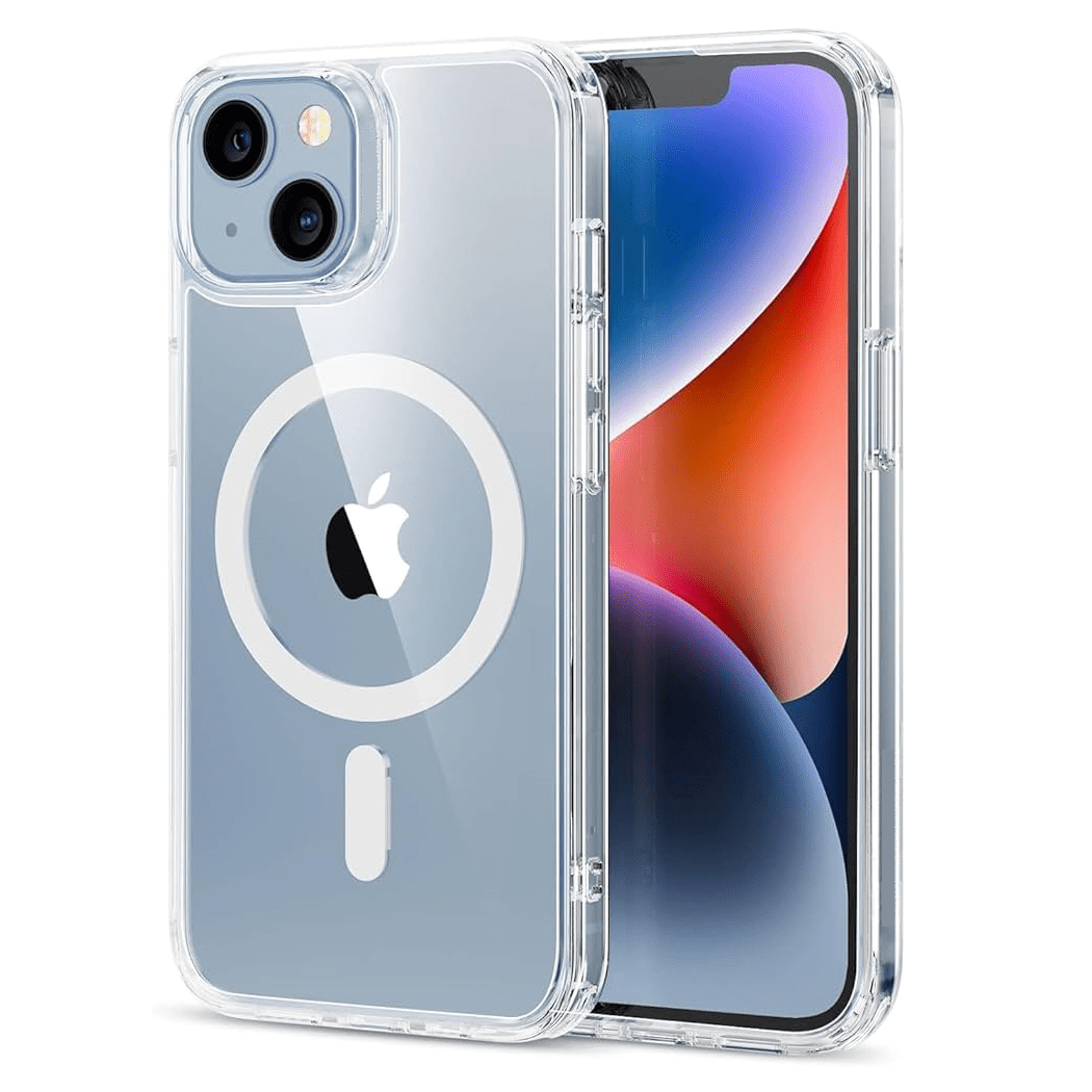 TechWave Armor Antishock Magsafe case for Apple iPhone 14 transparent (camera protection)