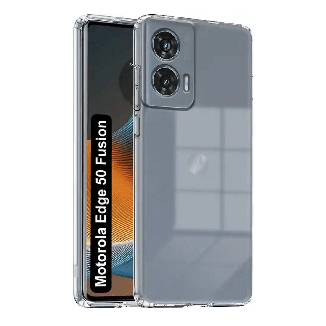 TechWave Clear 2mm case for Motorola Edge 50 Fusion (camera protection)