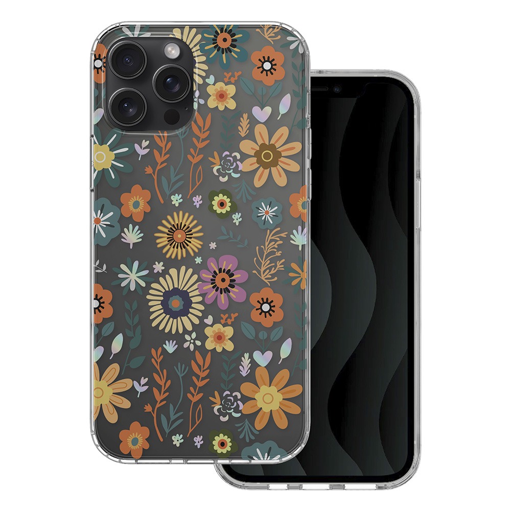 TechWave Deco case for Apple iPhone 12 / 12 Pro flowers