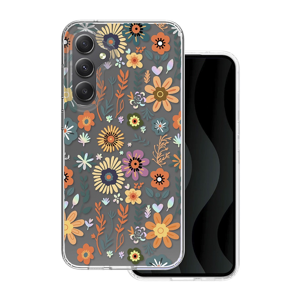 TechWave Deco case for Samsung Galaxy S23 FE flowers