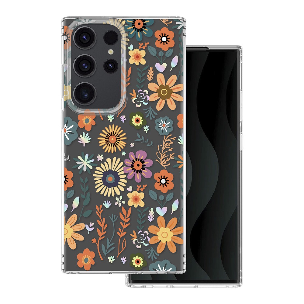 TechWave Deco case for Samsung Galaxy S23 Ultra flowers