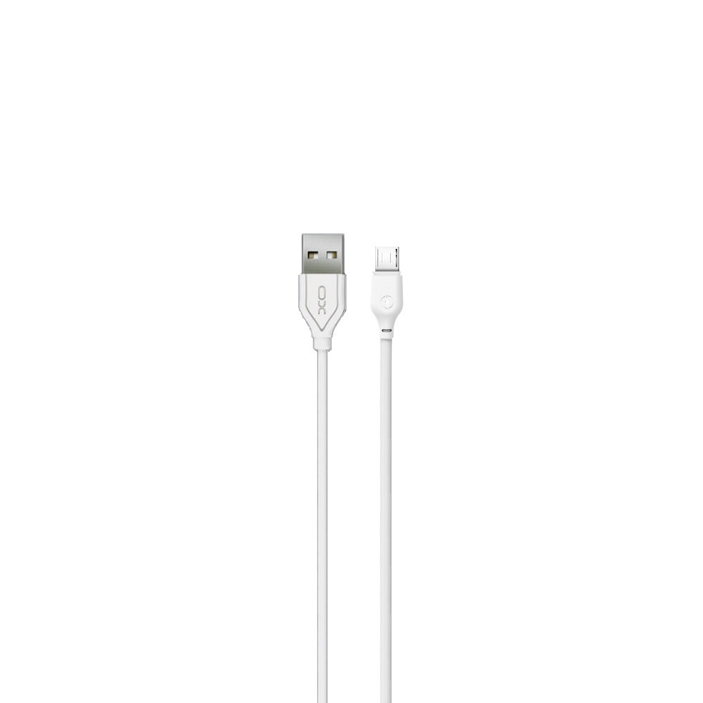 XO NB103 καλώδιο USB-Α σε microUSB, 1μ, 2,1A, λευκό