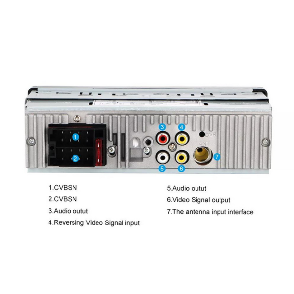 003638-2 Ηχοσύστημα αυτοκινήτου 1DIN με οθόνη 4" - 4066 - MP5 - 003638 - Image 3