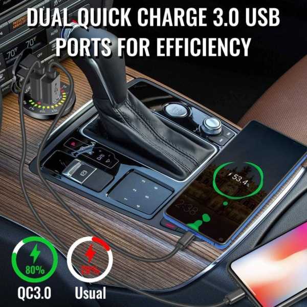 150793-3 Σταθερή θύρα φόρτισης USB οχημάτων με βολτόμετρο - Quick Charger - 1540405/06 - 507935 - Image 4