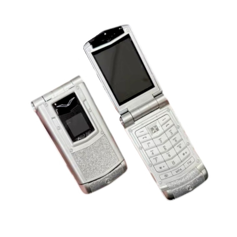 Κινητό τηλέφωνο - V77  - Dual Sim - 812150 - Silver/Diamond