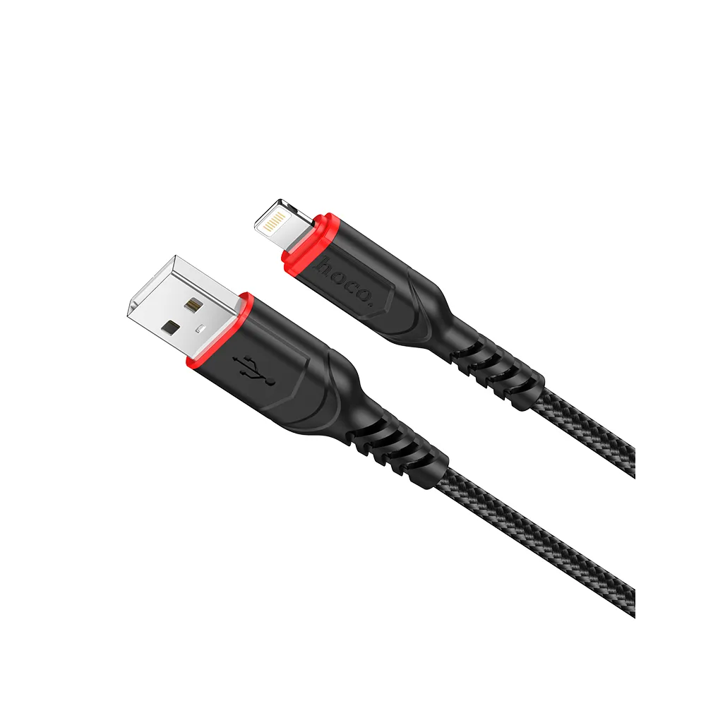 HOCO X59 καλώδιο USB-A σε Lightning 2,4A, 3μ, μαύρο