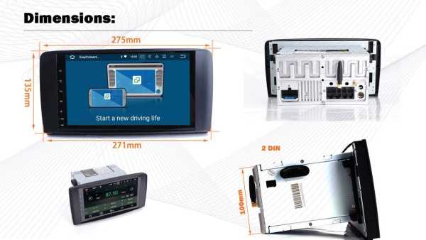 R-CLASS_W251iv Ηχοσύστημα αυτοκινήτου 2DIN - Mercedes - R-Class - Android - 000828 - Image 3