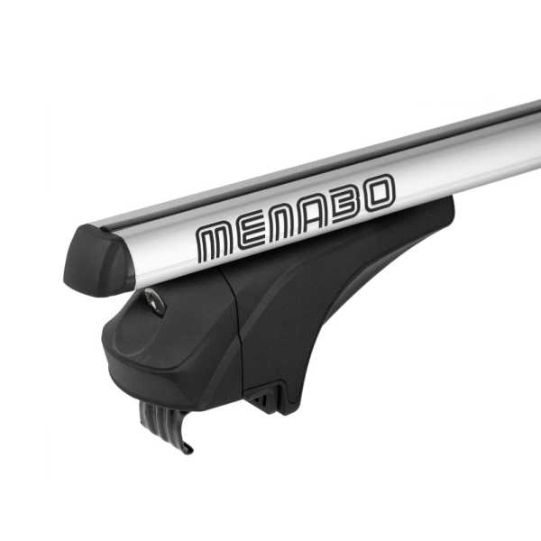 14700_MB_5 ΜΠΑΡΕΣ ΑΛΟΥΜΙΝΙΟΥ ARIEM 118,5 cm ΣΕ ΑΣΗΜΙ ΧΡΩΜΑ ΓΙΑ ΟΡΟΦΗ ΜΕ FLUSH ΚΑΙ RAISED RAILS MENABO - 2 ΤΕΜ. - Image 5