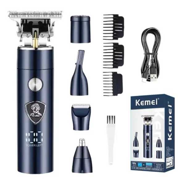 302570-1 Κουρευτική μηχανή - 5in1 - KM-257 - Barber - Kemei - Image 2