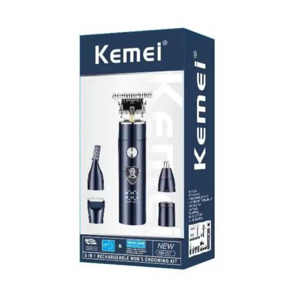 302570-2 Κουρευτική μηχανή - 5in1 - KM-257 - Barber - Kemei - Image 3