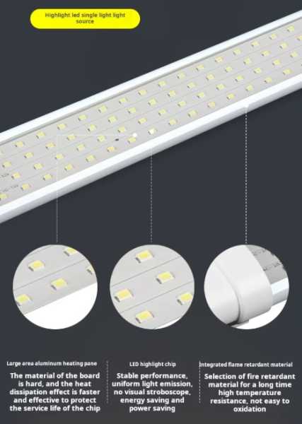 431873-1 Μπάρα φωτισμού LED - Tube - 36W - 120cm - 6500K - A2-2 - 431873 - Image 2