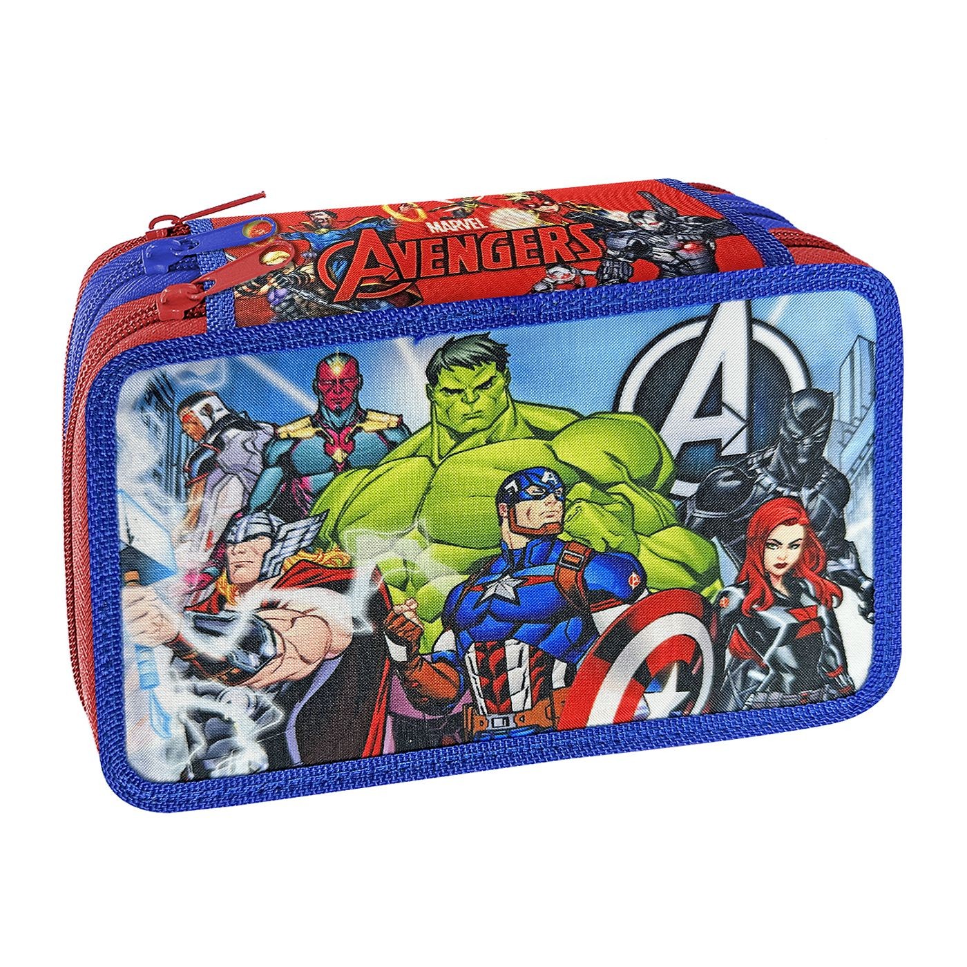 Κασετίνα Γεμάτη Τριπλή Avengers 19,5x12,5x7cm Avengers 1004Ε-14112