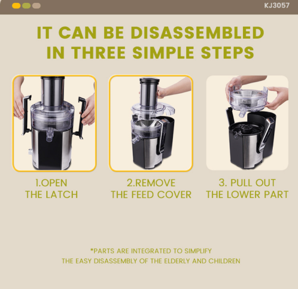 613675-2 Αποχυμωτής - Power juicer - KJ3057 - DSP - 613675 - Image 4