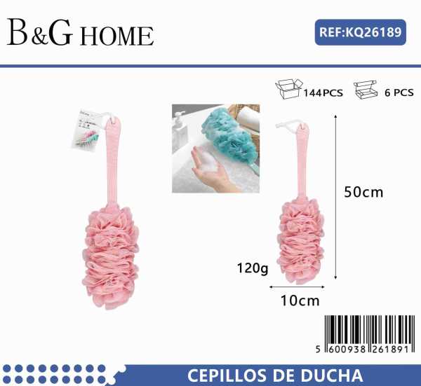 655b48af33d1a8c08ead7080d418797f Σφουγγάρια μπάνιου δίχτυ σε σετ 6Χ - Pink - 26189 - Image 2