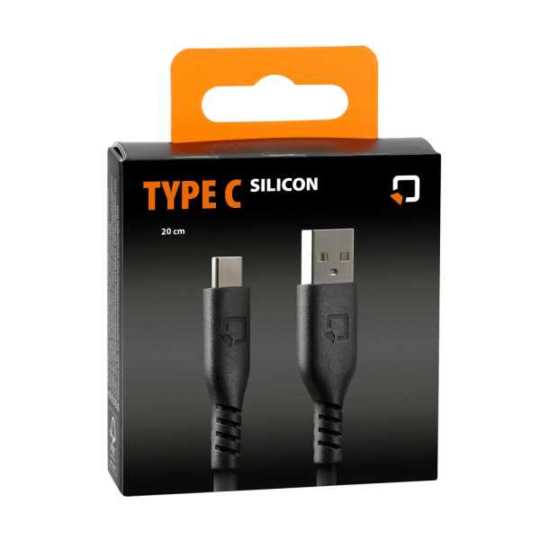 91786-C-01 Καλώδιο USB Type A σε USB Type C 3000mA/18W της σειράς Optiline για Φόρτιση, Συγχρονισμό και Μεταφορά Δεδομένων Κινητού και Ηλεκτρονικών Συσκευών με επένδυση από σιλικόνη και μήκος 20 cm - Image 2
