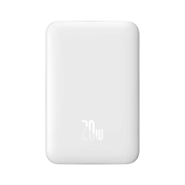 Baseus-PPCXM10-power-bank-magnetic-mini-20W-10000mAh-λευκό Baseus PPCXM10 power bank magnetic mini 20W, 10000mAh, λευκό - Image 2