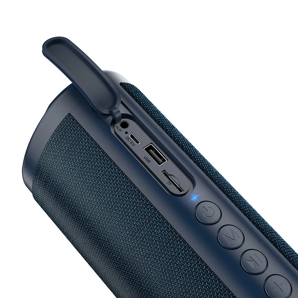 HOCO-HC4-φορητό-ασύρματο-ηχείο-bluetooth-μπλε-2 HOCO HC4 φορητό ασύρματο ηχείο bluetooth, μπλε - Image 2