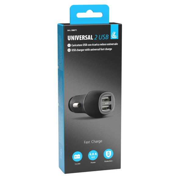 L3887.1_T_2 ΑΝΤΑΠΤΟΡΑΣ ΑΝΑΠΤΗΡΑ 12/24V ΜΕ 2 USB 4800mA FAST CHARGER - Image 2