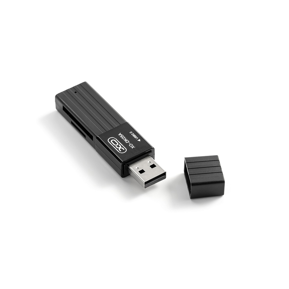 XO DK05A card reader 2 σε 1 USB 2.0, μαύρο