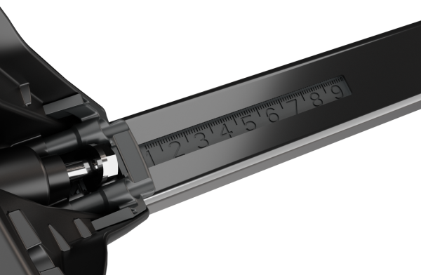 omega03 ΜΠΑΡΕΣ ΟΡΟΦΗΣ ΣΙΔΗΡΟΥ OMEGA MEDIUM 112 cm ΜΕ ΚΑΠΑΚΙΑ ΣΕ ΜΑΥΡΟ ΧΡΩΜΑ ΓΙΑ ΑΠΛΗ ΟΡΟΦΗ MENABO - 2 ΤΕΜ. - Image 6