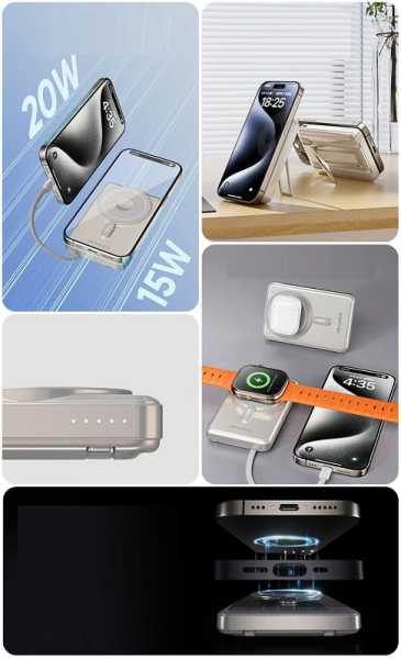 014083-8 Powerbank μαγνητικής φόρτισης - P92K - 10.000mah - 20W - AWEI - 014083 - Image 3