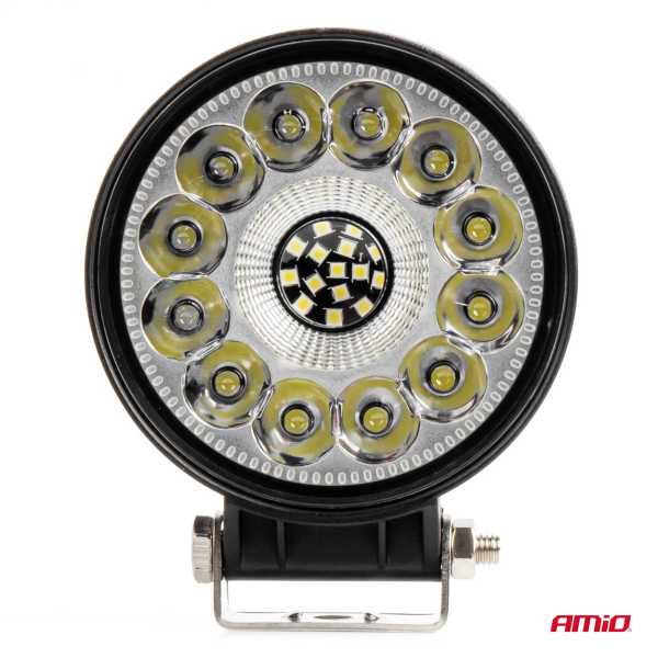 04203_AM_3 ΠΡΟΒΟΛΕΑΣ ΕΡΓΑΣΙΑΣ ΣΤΡΟΓΓΥΛΟΣ LED 96W 9-36V 9.600lm 6.500K AWL62 AMIO - 1 ΤΕΜ. - Image 3