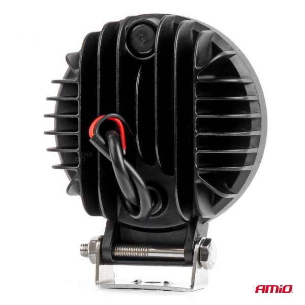 04203_AM_4 ΠΡΟΒΟΛΕΑΣ ΕΡΓΑΣΙΑΣ ΣΤΡΟΓΓΥΛΟΣ LED 96W 9-36V 9.600lm 6.500K AWL62 AMIO - 1 ΤΕΜ. - Image 4