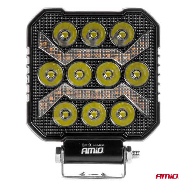 04209_AM_5 ΠΡΟΒΟΛΕΑΣ ΕΡΓΑΣΙΑΣ ΤΕΤΡΑΓΩΝΟΣ LED 54W 9-36V 10.000lm 6.500K 110x110x38mm AWL68 AMIO - 1 ΤΕΜ. - Image 5