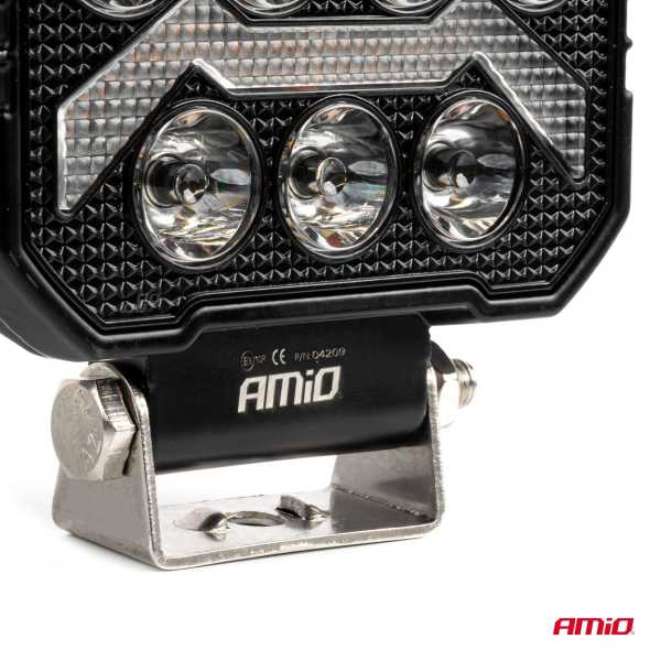 04209_AM_8 ΠΡΟΒΟΛΕΑΣ ΕΡΓΑΣΙΑΣ ΤΕΤΡΑΓΩΝΟΣ LED 54W 9-36V 10.000lm 6.500K 110x110x38mm AWL68 AMIO - 1 ΤΕΜ. - Image 8