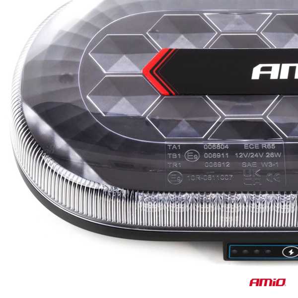 04369_AM_6 ΦΑΡΟΣ/ΣΤΡΟΜΠΟ ΜΠΑΡΑ R65 R10 12/24V 26W LED ΠΟΡΤΟΚΑΛΙ 10 ΧΡΗΣΕΩΝ ΜΕ ΜΑΓΝΗΤΙΚΗ ΒΑΣΗ 326x186x63mm ΑΜΙΟ - 1 ΤΕΜ. - Image 6