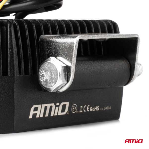 04394_AM_6 ΠΡΟΒΟΛΕΑΣ ΕΡΓΑΣΙΑΣ ΤΕΤΡΑΓΩΝΟΣ LED 30W 9>50V 3 ΧΡΗΣΕΩΝ ΛΕΥΚΟ/ΠΟΡΤΟΚΑΛΙ ΦΩΣ 110x110x52mm AMIO - 1 Τεμ. - Image 6