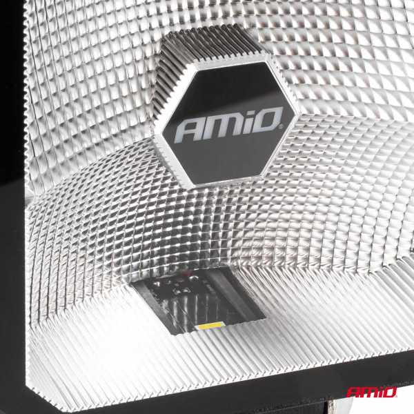 04395_AM_5 ΠΡΟΒΟΛΕΑΣ ΕΡΓΑΣΙΑΣ ΤΕΤΡΑΓΩΝΟΣ LED 30W 9>50V 3 ΧΡΗΣΕΩΝ ΛΕΥΚΟ ΦΩΣ 110x110x52mm AMIO - 1 Τεμ. - Image 5