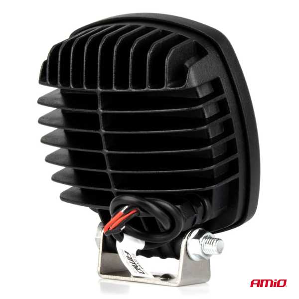 04397_AM_2 ΠΡΟΒΟΛΕΑΣ ΕΡΓΑΣΙΑΣ LED 29W 9>50V 3 ΧΡΗΣΕΩΝ ΛΕΥΚΟ ΦΩΣ 108x108x48mm AMIO - 1 Τεμ. - Image 2