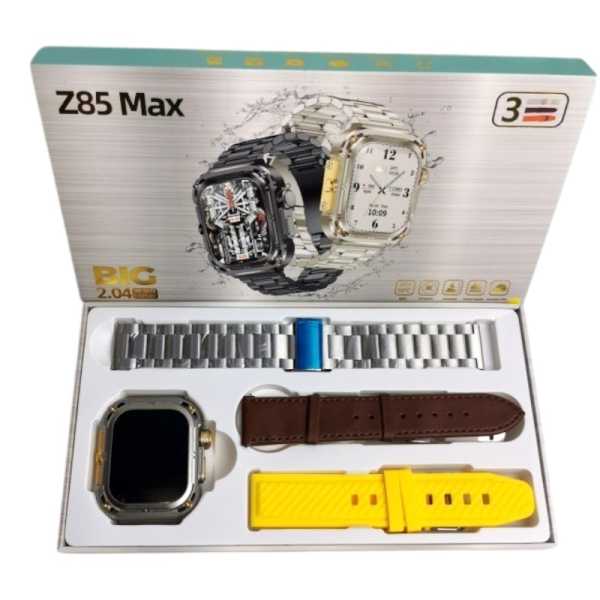 065097-2 Σετ Smartwatch με 3 λουράκια - Z85 MAX - 065097 - Yellow - Image 2