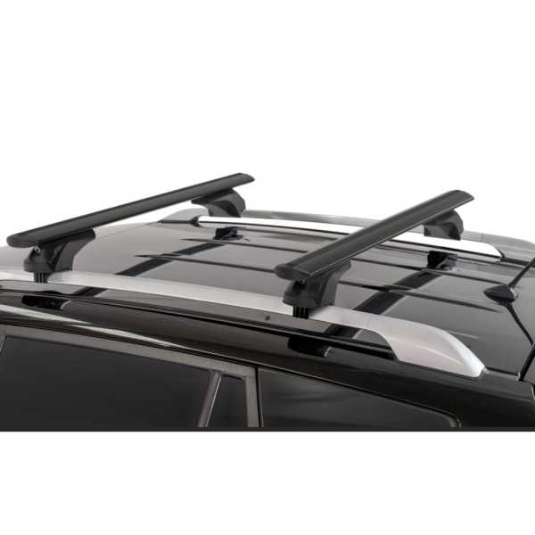1468_MB_3 ΜΠΑΡΕΣ ΑΛΟΥΜΙΝΙΟΥ SONIC BLACK 120cm ΣΕ ΜΑΥΡΟ ΧΡΩΜΑ ΓΙΑ ΟΡΟΦΗ ΜΕ FLUSH ΚΑΙ RAISED RAILS MENABO - 2 ΤΕΜ. - Image 3