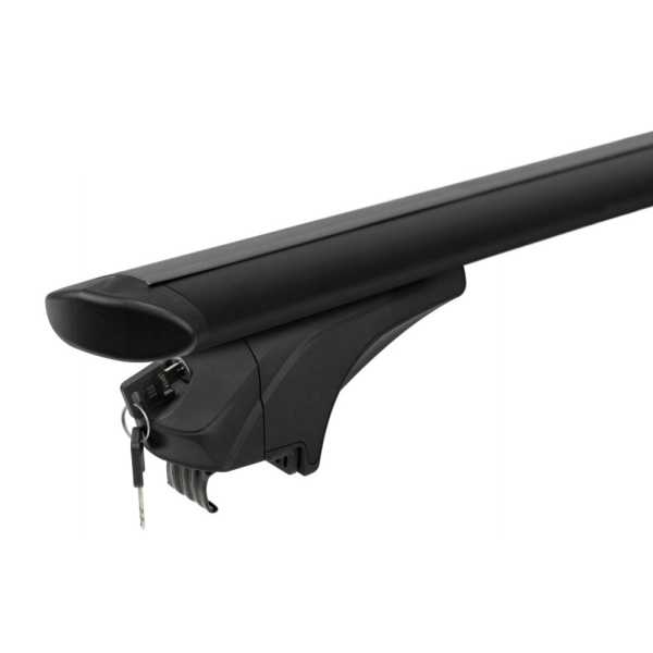 1468_MB_4 ΜΠΑΡΕΣ ΑΛΟΥΜΙΝΙΟΥ SONIC BLACK 120cm ΣΕ ΜΑΥΡΟ ΧΡΩΜΑ ΓΙΑ ΟΡΟΦΗ ΜΕ FLUSH ΚΑΙ RAISED RAILS MENABO - 2 ΤΕΜ. - Image 4
