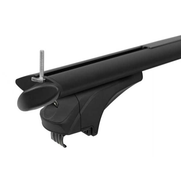1468_MB_5 ΜΠΑΡΕΣ ΑΛΟΥΜΙΝΙΟΥ SONIC BLACK 120cm ΣΕ ΜΑΥΡΟ ΧΡΩΜΑ ΓΙΑ ΟΡΟΦΗ ΜΕ FLUSH ΚΑΙ RAISED RAILS MENABO - 2 ΤΕΜ. - Image 5