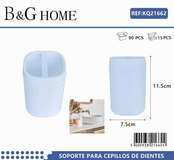 25ee9ad8bc8ae66a24166c674377091b Θήκες οδοντόβουρτσας πλαστικές σε σετ 5Χ - Light Blue - 21662 - Image 2