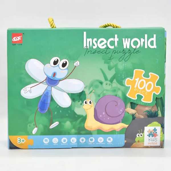 310442-2 Παιδικό puzzle 100 κομματιών - Insect World - 61004 - 310442 - Image 3