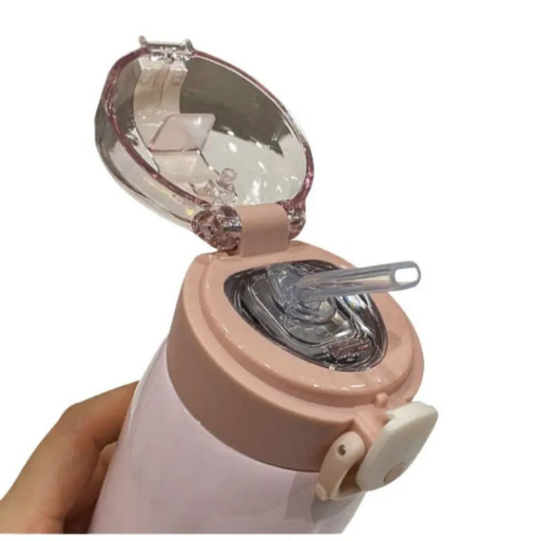 502003-4 Παιδικό φορητό παγούρι-θερμός - HS0201 - 500ml - 502010 - Pink - Image 2
