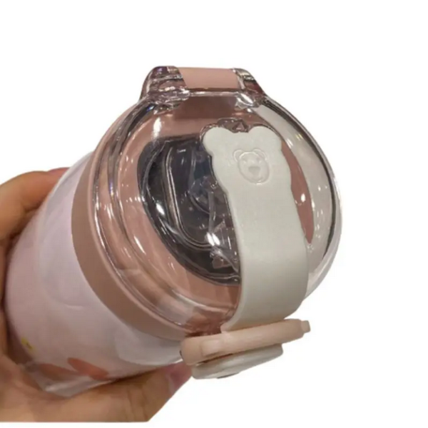 502003-5 Παιδικό φορητό παγούρι-θερμός - HS0201 - 500ml - 502010 - Pink - Image 3