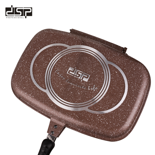 610537-2 Διπλό αντικολλητικό τηγάνι Grill - CA007-F40-Brown - DSP - 610537 - Image 3