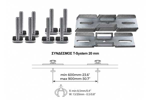 6570MB_12 ΜΠΑΓΚΑΖΙΕΡΑ ΟΡΟΦΗΣ MARATHON 460 DARK ΣΕ ΜΑΥΡΟ ΧΡΩΜΑ ΜΕ ΜΑΤ ΑΝΑΓΛΥΦΗ ΥΦΗ MENABO - 1 ΤΕΜ. - Image 12