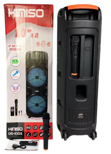 811535-2 Φορητό ηχείο subwoofer με μικρόφωνο - QS-1003 - KMS - 813102 - Image 3